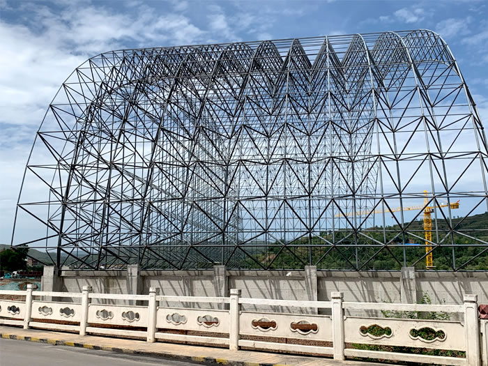 孝感山寨矿储煤棚网架